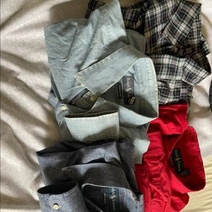 4 Ralph Lauren long sleeve button up shirts
